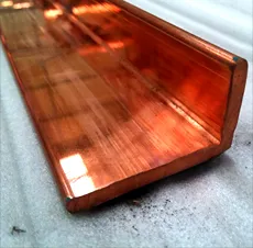 Copper extrusions used in electrical and construction applications