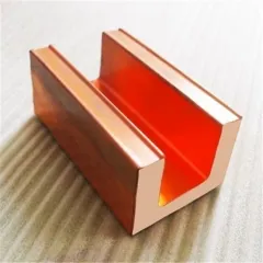 Copper extrusions used in data center grounding systems for superior electrical conductivity and reliability.