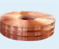 Red copper strips for electrical and RF applications